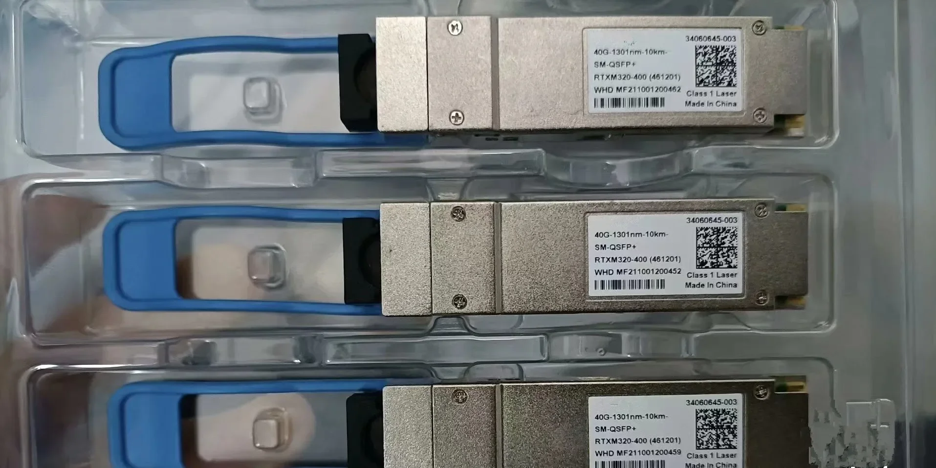 QSFP 40G 1310NM 10KM Optical Transceiver 34060645-001 34060645-003 461201 LC Interface SM-QSFP+ 10KM Optical Switch