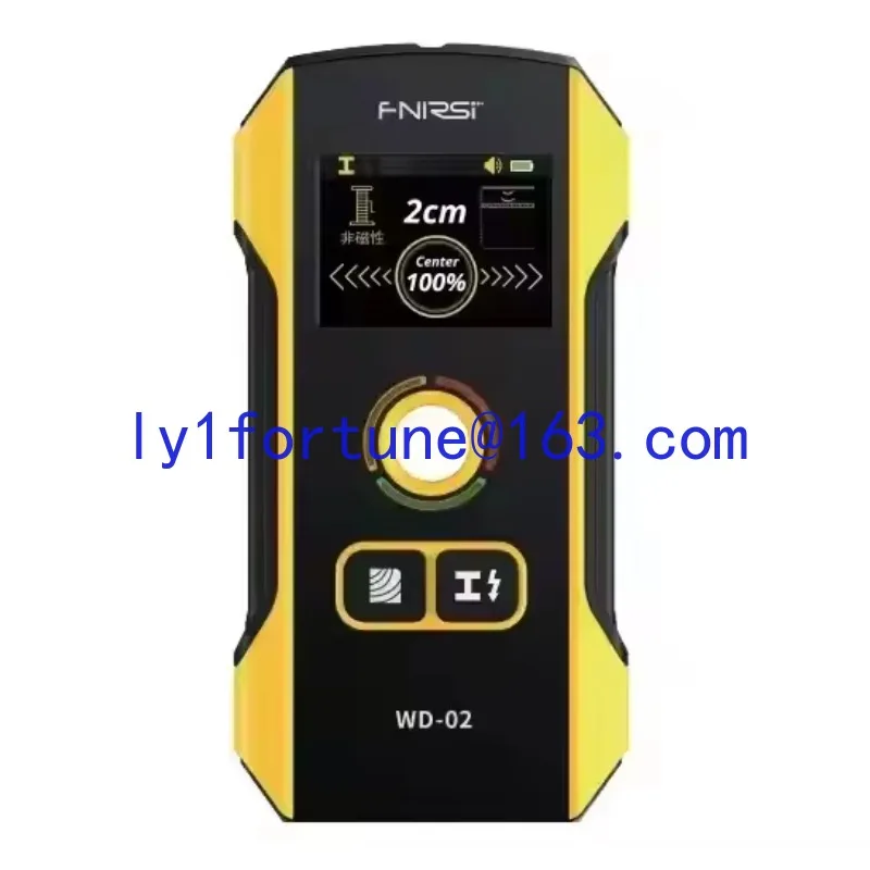 

WD-02 Professional Wall Scanner - Live Wire/Metal/Wood Post Detector with TFT Display and Depth Marking for AC Cables, Pipes