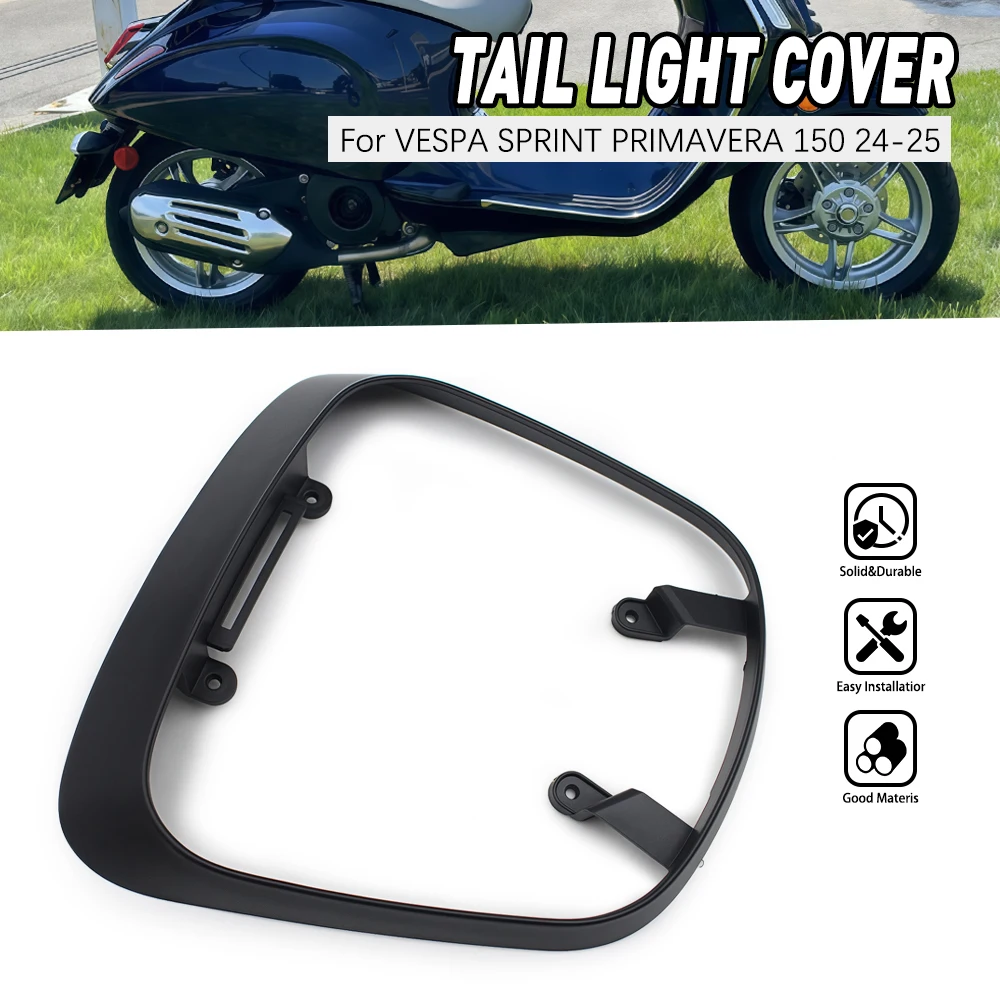 

Motorcycle Rear Lamp Cover Tail Light Grille Frame Guard For VESPA Sprint Primavera 2024 2025 Accessories