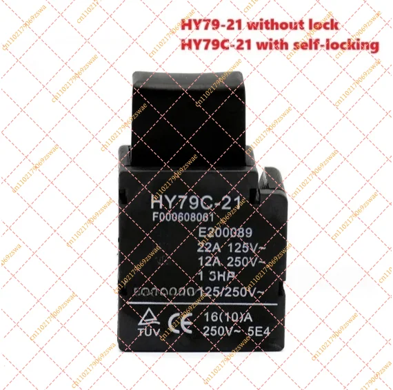 for KEDU HY79C-21 Trigger Switch 16A 125/250V, Replacement for Handheld Power Tools