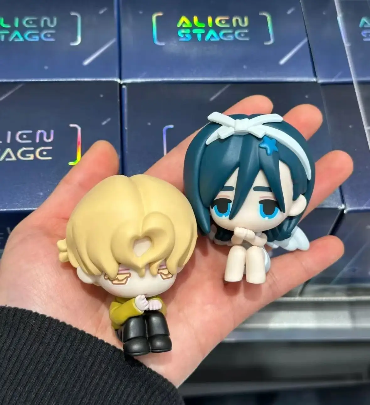 在庫あり本物のスポットフォレストレインマン穀物倉庫エイリアンステージエイリアンステージステージトレンドブラインドボックス手作りアクセサリーかわいい飾り