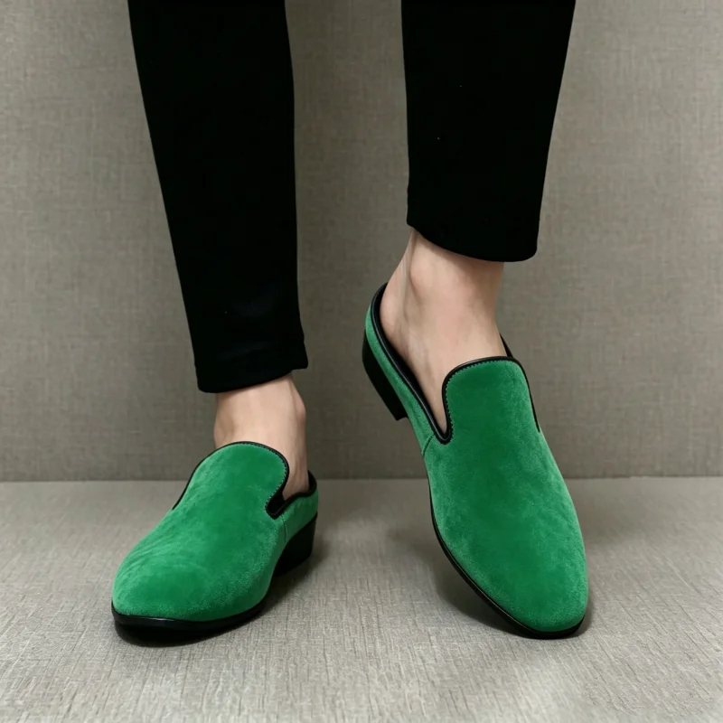 Big Size 40-50 Mules Men’s Sli - Leather Work Dress ulasan dan harga