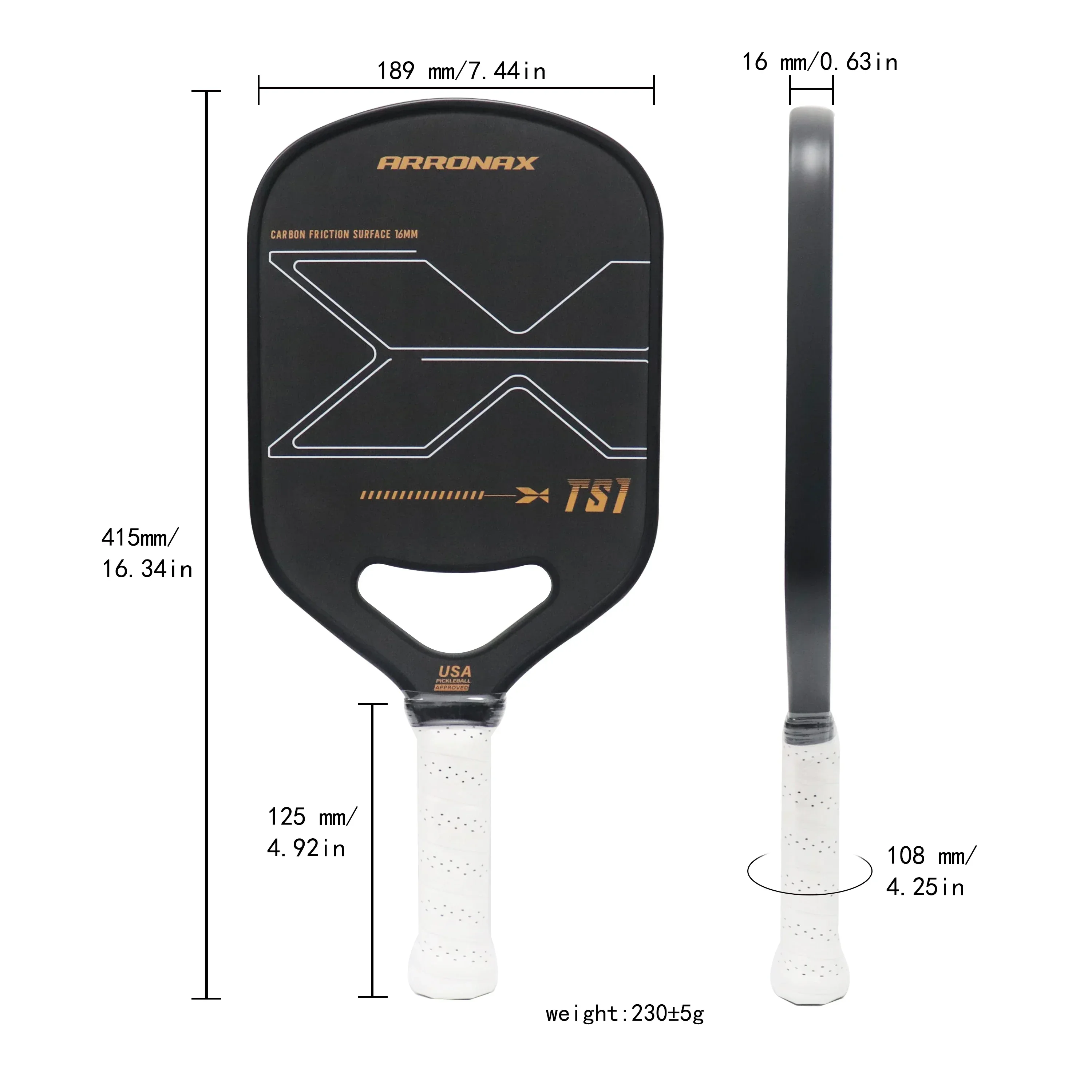 Customized OEM Pickleball Paddle Carbon PP Honeycomb Pickleball Paddle High Quality Pickleball Paddle Rackets for Men Women