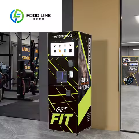Commercial Gym Protein Shake Vending Machine Cup Dispenser for Coffee & Protein Powder High Quality Source