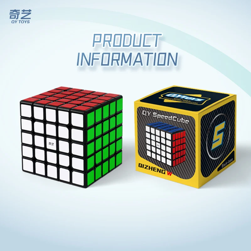 QiYi Speedcube Profissional para Crianças, Qizheng W, Cubo Mágico, Velocidade de Puzzle, Brinquedo Original, Presente para Jogo, 5x5x5, 5x5