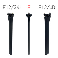F/F12/F10/8 Seatposts Saddle Post For F Frame T800 3K Carbon 340mm 0/25° Degree Offset Seat Tube Carbon  Bicycl Saddle Parts