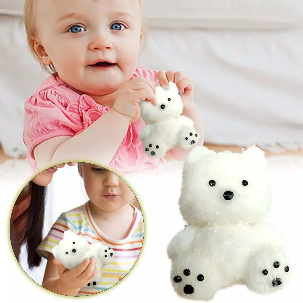 Bonito dos desenhos animados pequeno urso coelho squeeze brinquedo engraçado macio lento rebote liberação de estresse brinquedos criativos brinquedos de descompressão crianças presentes