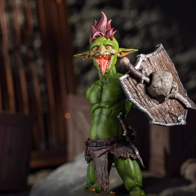 En Stock, Juguetes HopDo, Mohawk Goblin, Figura de Acción Articulada a Escala 1/12, Modelo Coleccionable, Juguete para Niños, Regalo