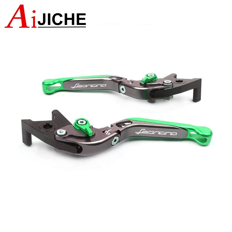 Alavancas de freio e embreagem dobráveis e extensíveis para motocicleta CNC para Benelli Leoncino 500 Leoncino500 Leonine LeonineX 2016-2018