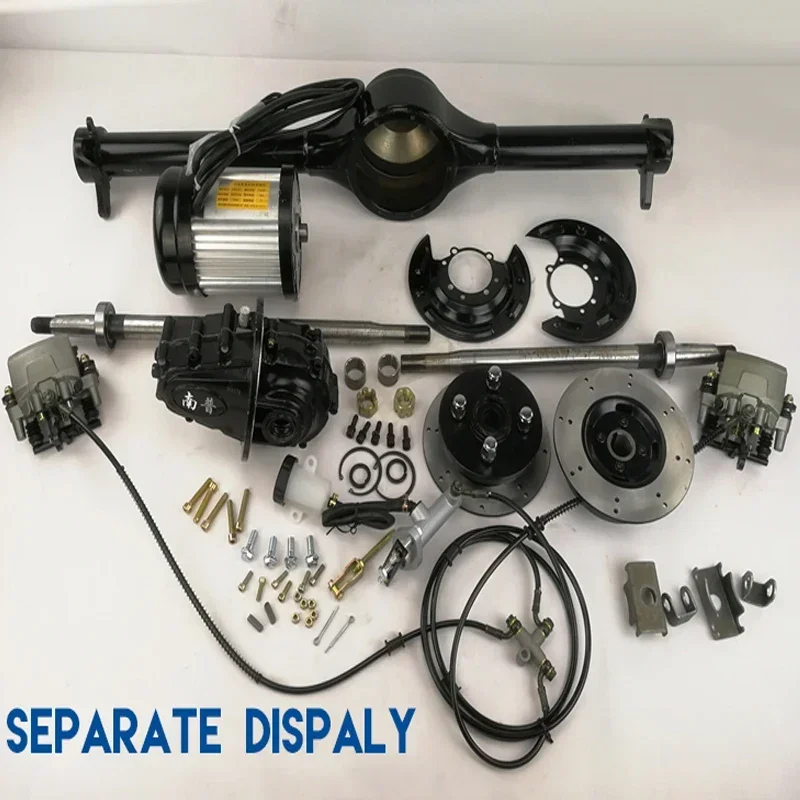 48V 60V 72V 500W 650W 800W 1000W 1200W Motore elettrico asse posteriore Auto Motore elettrico Risciò elettrico DC Motore separato 90CM