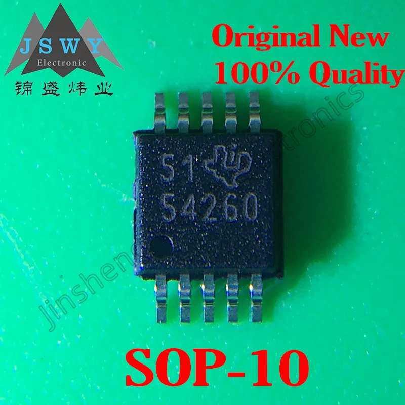 10PCS TPS54260DGQR TPS54260 Silkscreen 54260 TPS40210DGQR TPS40210 Printed 40210 Switching Regulator MSOP10 New Free Shipping