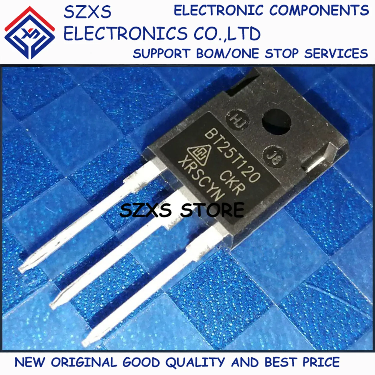 

New Original 10Pcs BT25T120 BT25T120CKR TO-247 1200V 25A IGBT Transistor In Stock Electronic Components Good Quality