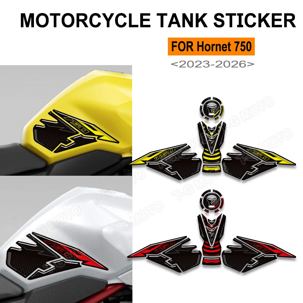 

Новый набор 3D-наклеек из эпоксидной смолы, защитные наклейки для мотоциклетного бака, водонепроницаемые декоративные наклейки для Hornet 750 CB750 2023-2026