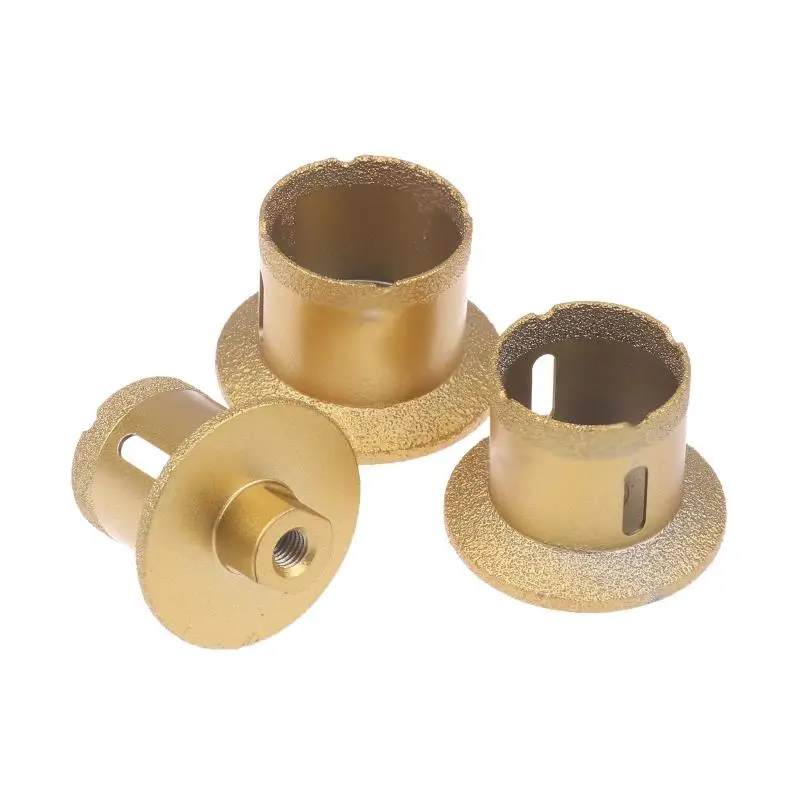 

New M10 Brazed Diamond Washbasin Drill Bit Hole Opener Table Basin Tool For Granite Marble Tile Drilling Cutter