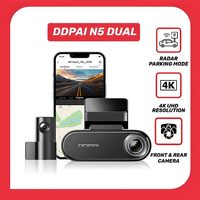 DDPAI N5 DUAL 4K Dash Cam WiFi GPS Dash Camera for Cars Al Base Radar NightVIS ADAS Dual Dashcam Voice Control WDR Night Vision