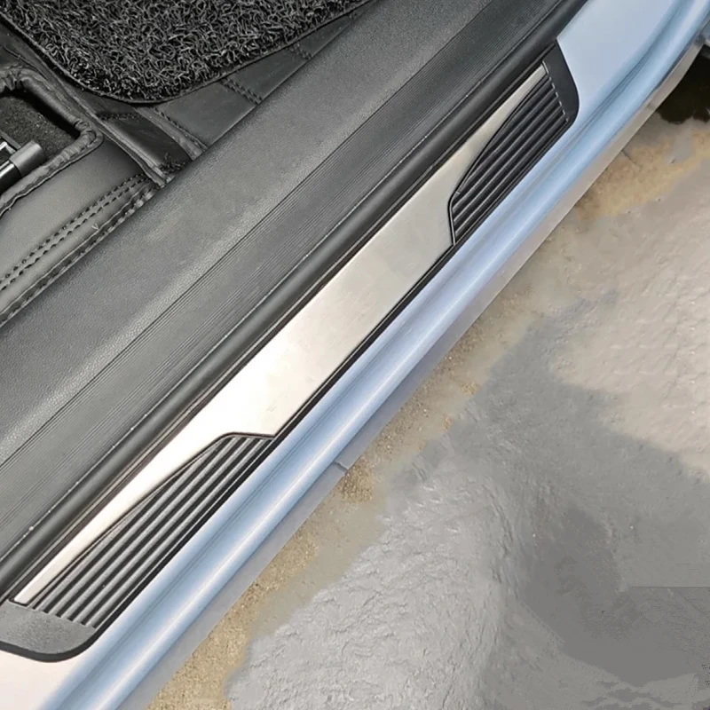 For Renault Twingo 2012-2020 2021 2022 2023 2024 Stainless Threshold Pedal Protectors Door Sill Scuff Plate Trim Car Accessories