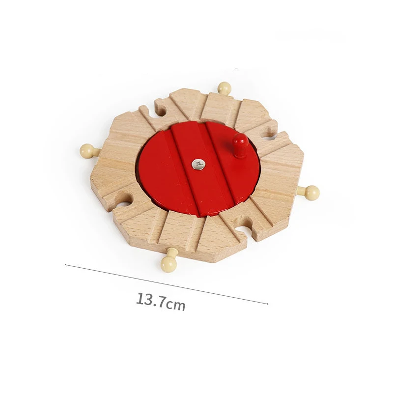 Wooden Train Track Accessories Assembly Toy Bridge Piers Traffic Light Children Puzzle Toy Beech Wood Model For All Thomas Train