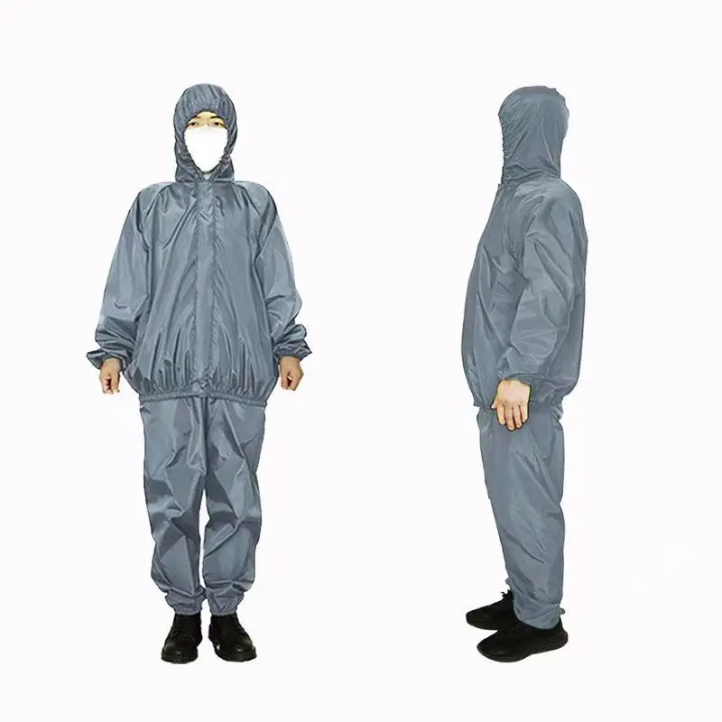 Ropa protectora de fibra de vidrio, ropa desodorante para cría de polvo y molienda de lana de roca, ropa de trabajo a prueba de polvo