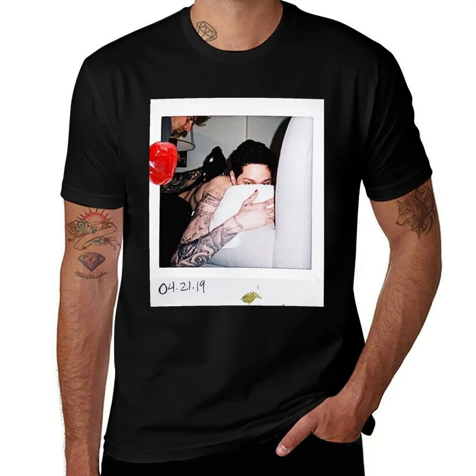 

Pete Davidson T-Shirt Basic Plain Tee for Spring and Summer