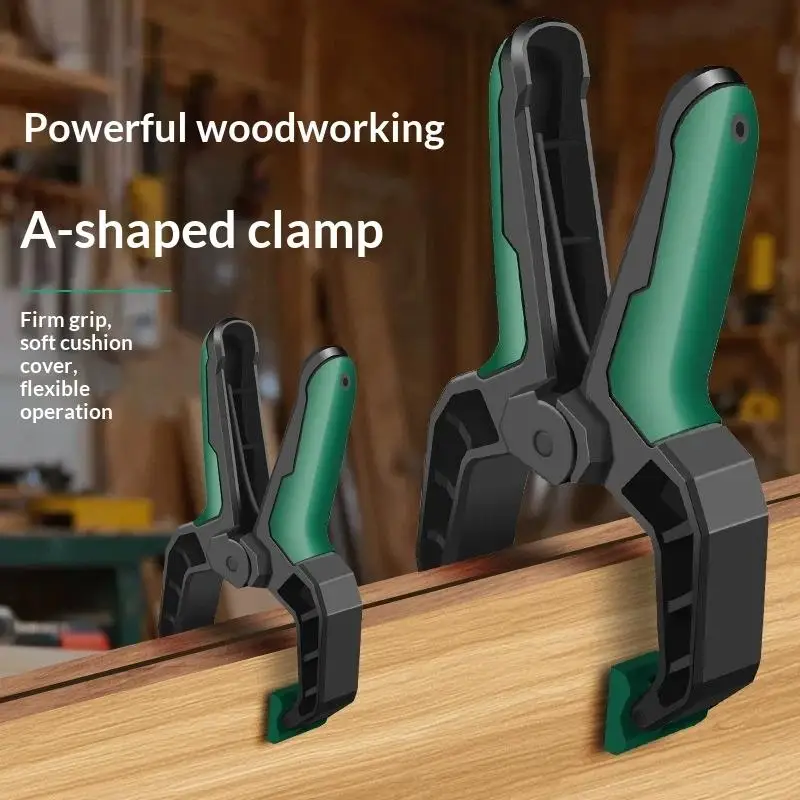 1Pcs Spring Clamps Carpentry Clips Useful Plastic Quick Clamp Non-slip Handle Multi-Purpose Woodworking Tool