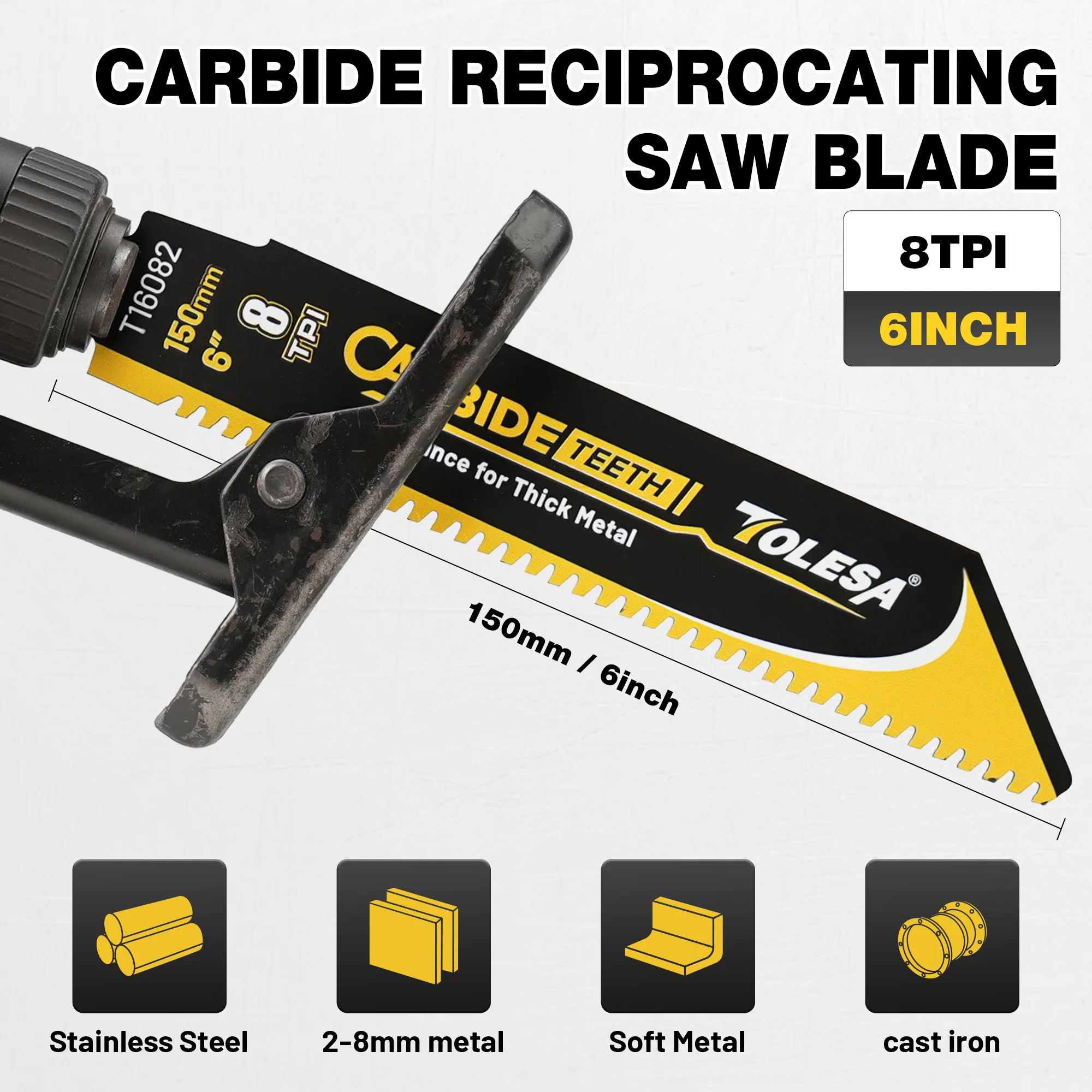 TOLESA 1 Stück Hartmetall-Säbe – Heavy Equipment Blade Bewertung und Preis