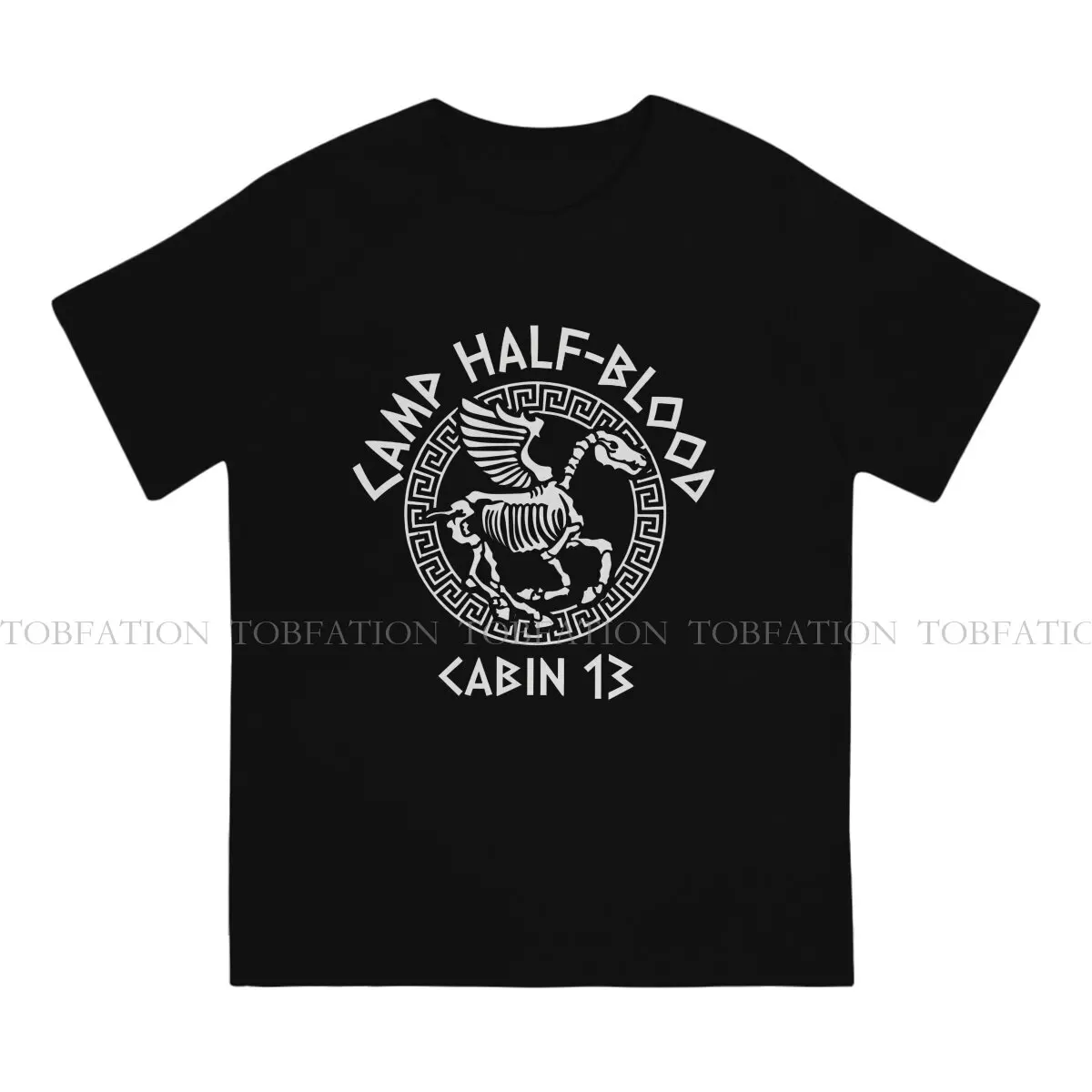 Percy Jackson TShirt for Men Cabin 13 Camp Half-Blood Basic Casual Sweatshirts T Shirt Novelty New Design