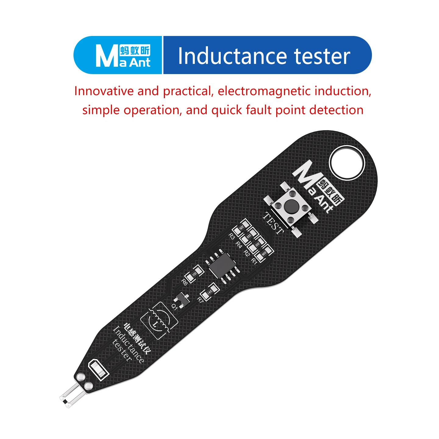 MAANT Inductance Tester Electromagnetic Induction Quick Investigation High Precision Strong Stability Motherboard Coil Tester