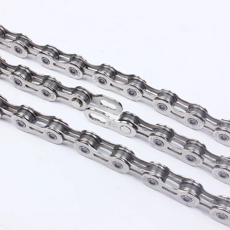 RACEWORK E-Bike Chain 8/9/10/11 Speed 116 Links 12Speed 126 Links Hollow High Strength Anti Rust E-Bike Chains With Magic Buckle