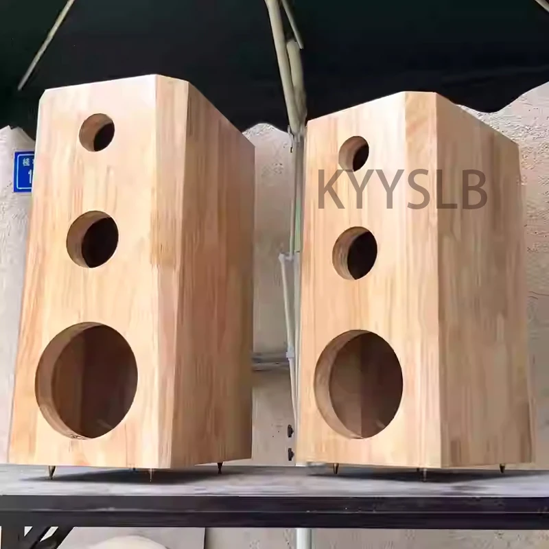 KYYSLB DIY заказ 6,5-дюймовый 8-дюймовый трехходовой Hi-Fi динамик из цельного дерева для книжной полки импортная березовая фанера