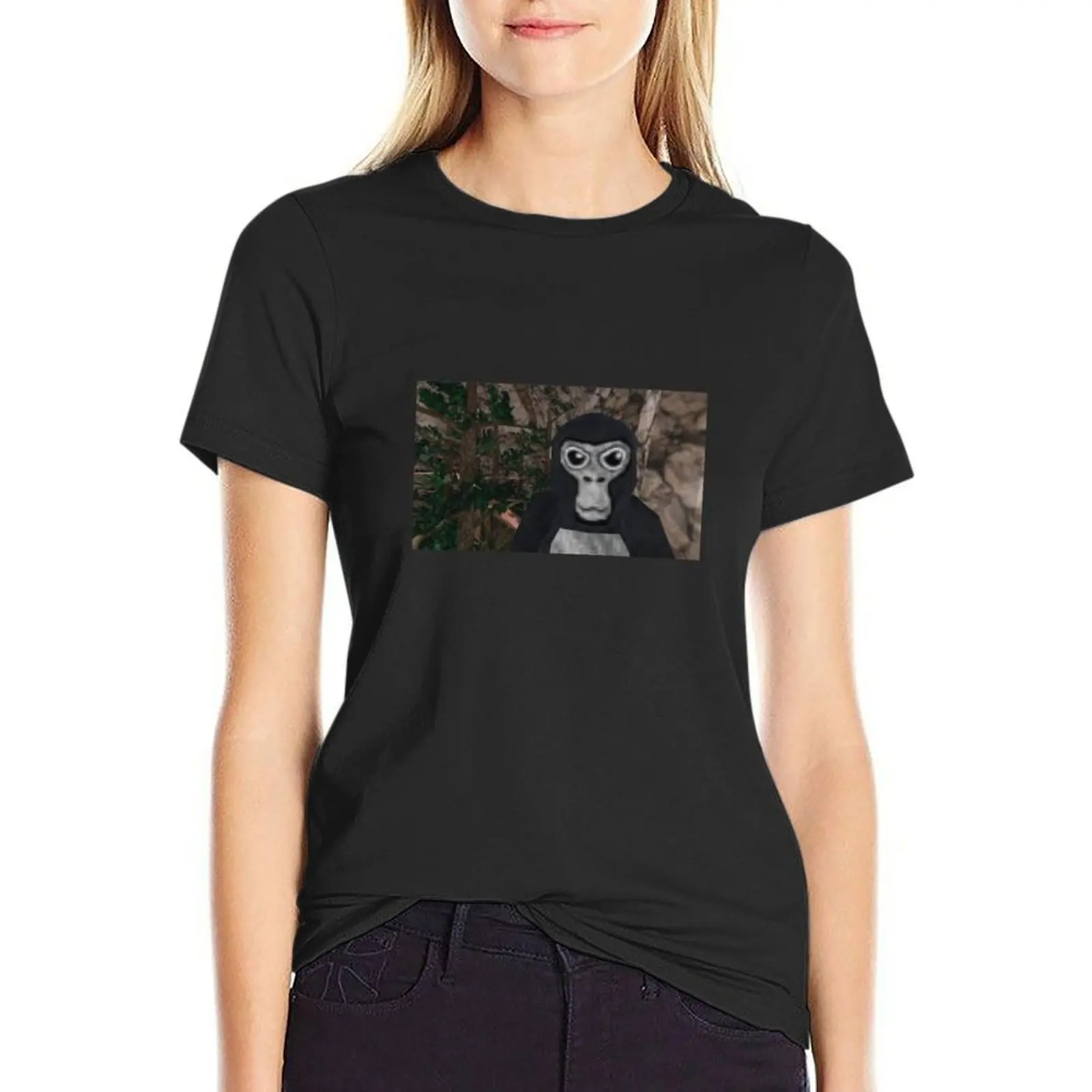 

Gorilla tag monkey T-Shirt anime clothes female summer tops workout shirts for Women loose fit