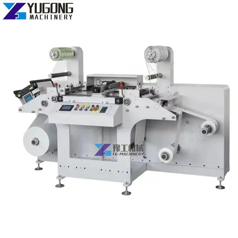 Full Auto Die Cutter Intermittent Rotary Die Cutting Machine with Slitting Intermittent Die Cutting Machine Rewinding