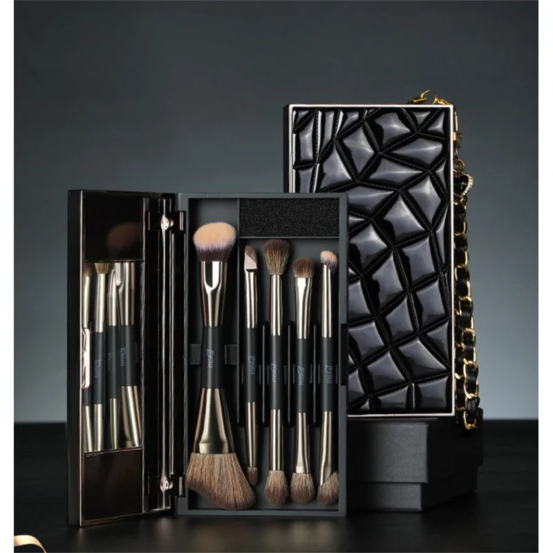 MSQ/ MSQ 5 Mini Double-headed Portable Makeup Brushes Set