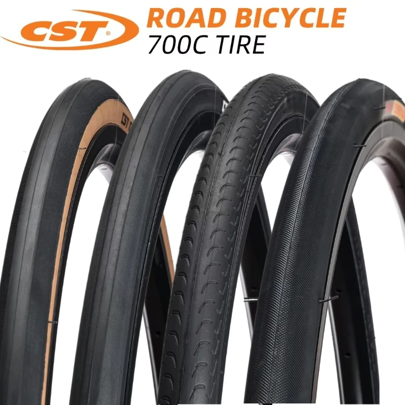 CST ROAD BICYCLE TIRE 700C ROAD BIKE TYRE CLINCHER TRAVEL CITY CYCLING 700X23C 700X25C 700X28C 700X32C 622 EPS WEAR RESISTANT