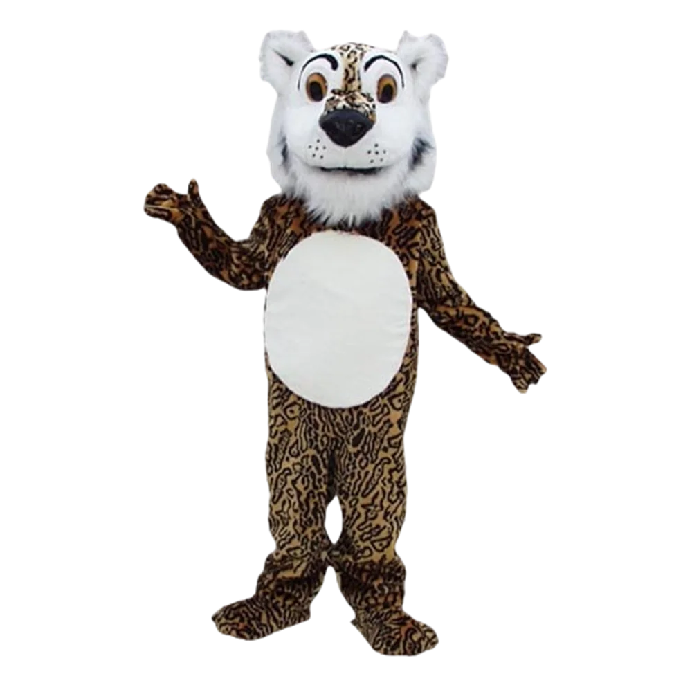 Bebê leopardo filhote mascote traje adulto tamanho tema selvagem carnaval festa cosply mascote roupa terno fantasia vestido livre sw988
