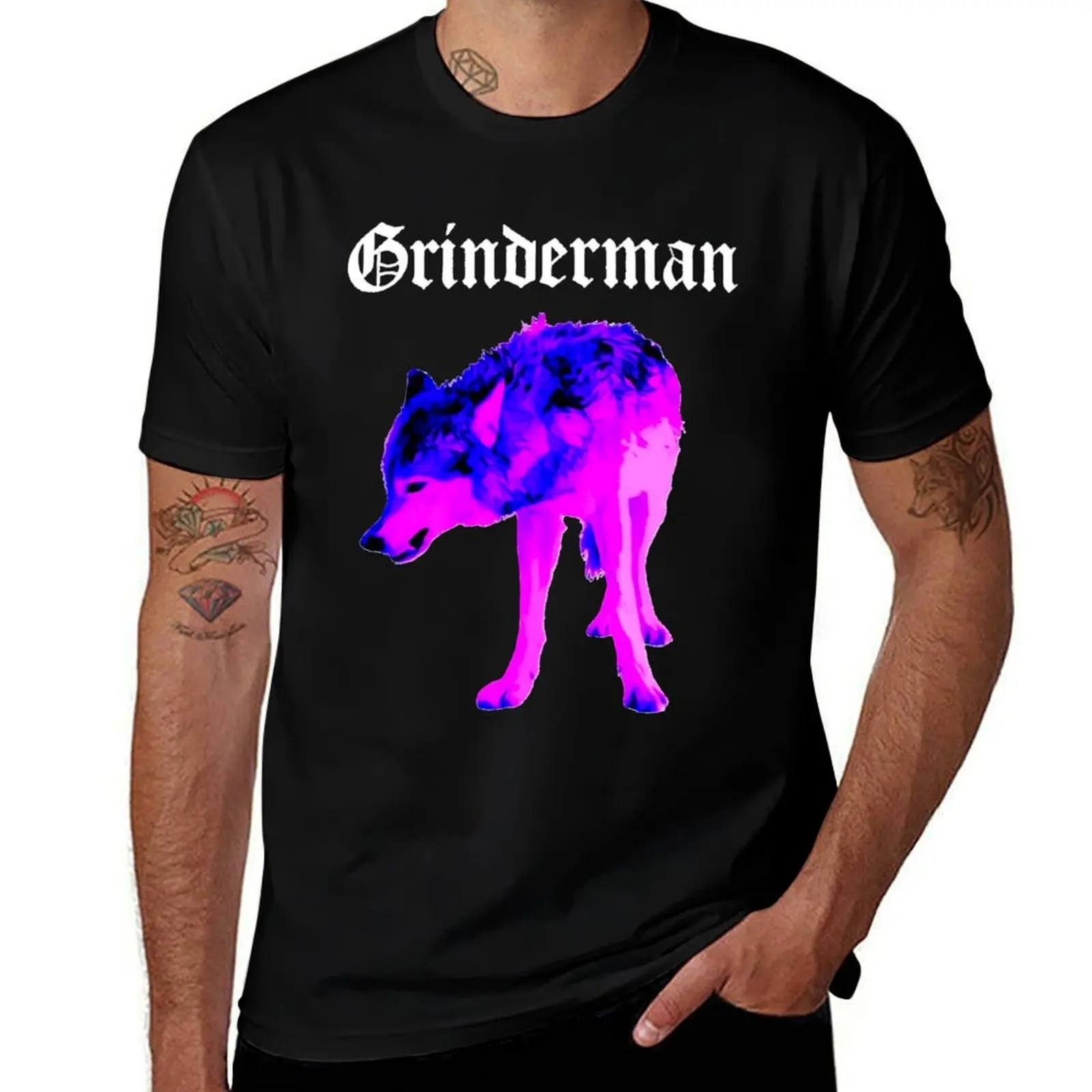

t shirts funny funny shirts Classic Grinderman man t cotton Cave T-Shirt Nick