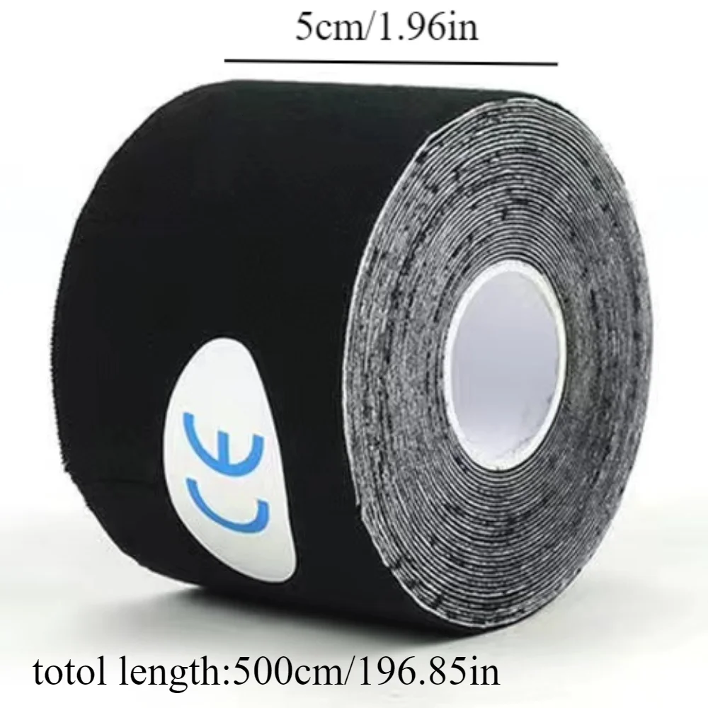 5M Size Kinesiology Tape Athletic Elastoplast Sport Recovery Strapping Gym Waterproof Tennis Muscle Pain Relief Bandage Sports