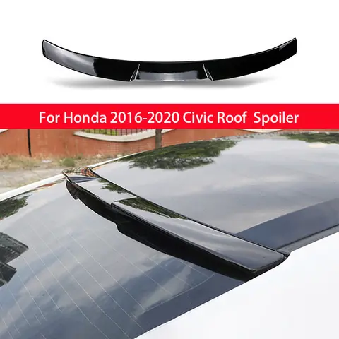 For Honda Civic 2016 2017 2018 2019 2020 10th Gen FK7 Roof  Spoiler Car Roof Sun Visor Spoiler Car Adjustment Kit