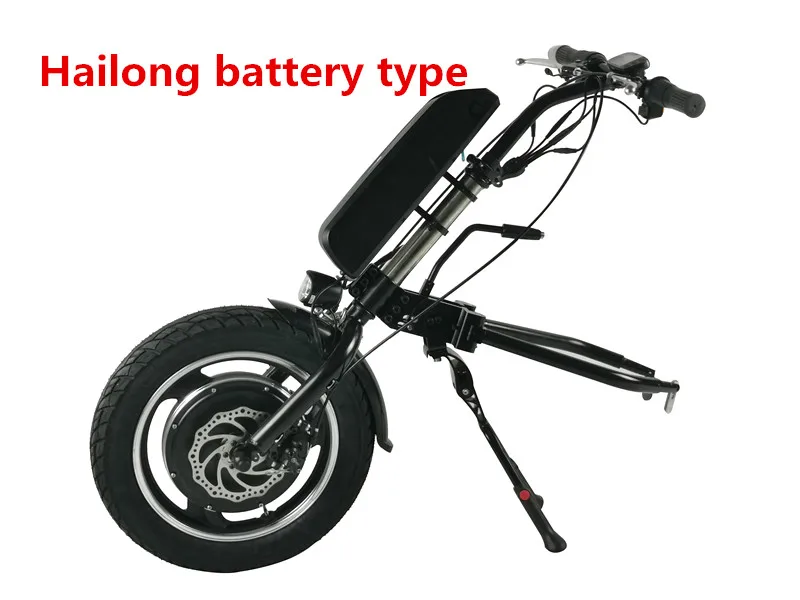 New Design 350W-500W Electric Bicycle Kit Electric Handcycle for Wheelchairs and Wheel Parts view 3