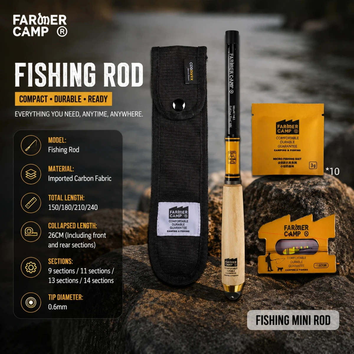 canna-da-pesca-micro-stream-farmer-camp-canna-a-mano-reversibile-a-sezioni-corte-15m-21m-mini-canna-leggera-per-pesca-a-spinning-in-torrente
