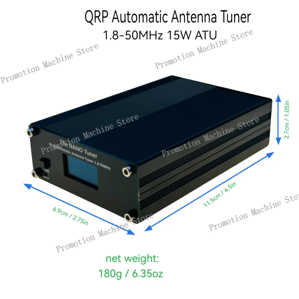 موالف هوائي QRP 15 وات موالف هوائي أوتوماتيكي 1.8-50 ميجا هرتز M-15 ATU-10 7L7C