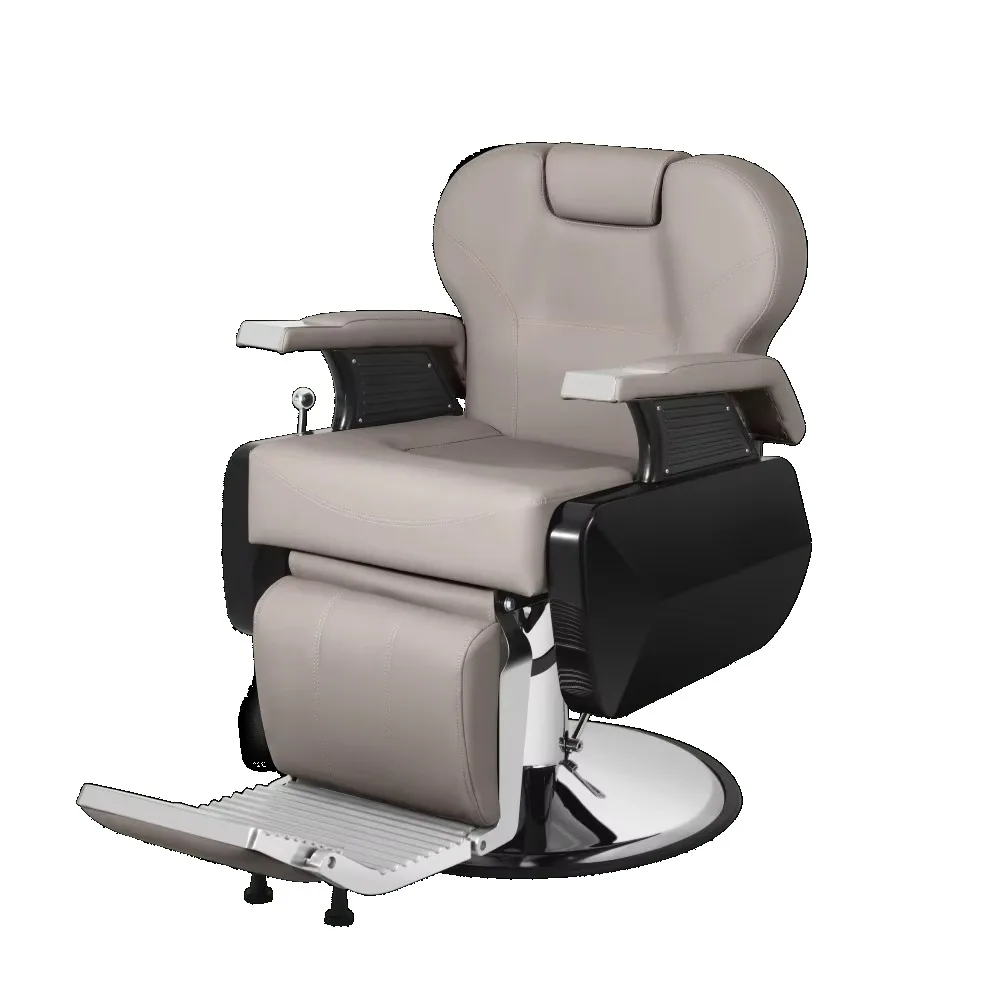 Wholesale Luxury Hairdressing Chairs Reclining Salon Chairs Height -adjustable Hydraulic Men's Chairs