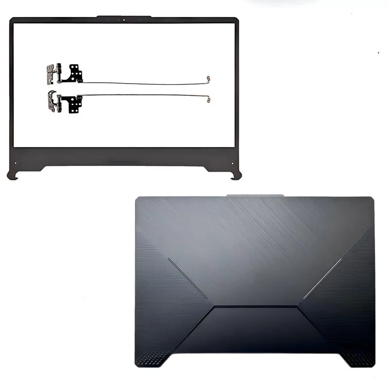 New LCD Back Cover&Bezel&Hinges For ASUS A15 F15 FA506 FX506 FX506H FA506Q Plastic Version