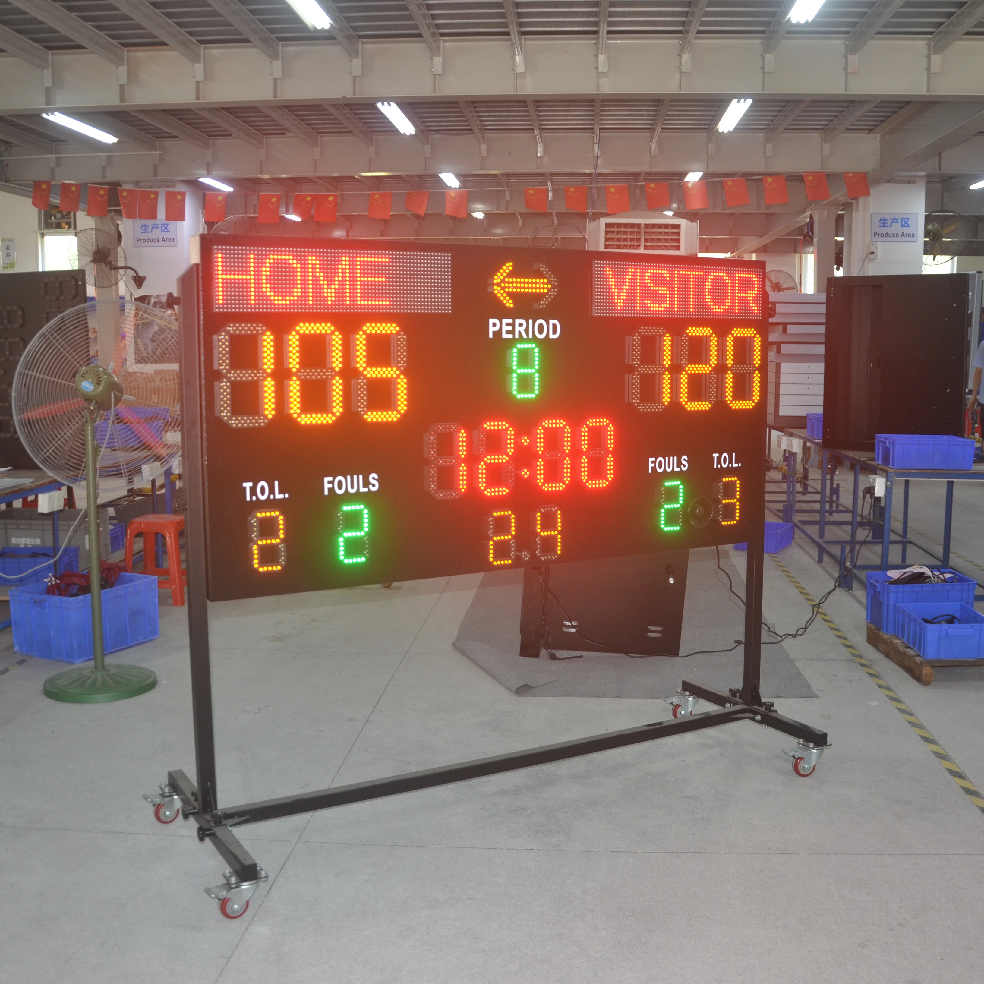 Scoreboard Digital - Zewnętrzna elektroniczna tablica wyników do koszykówki