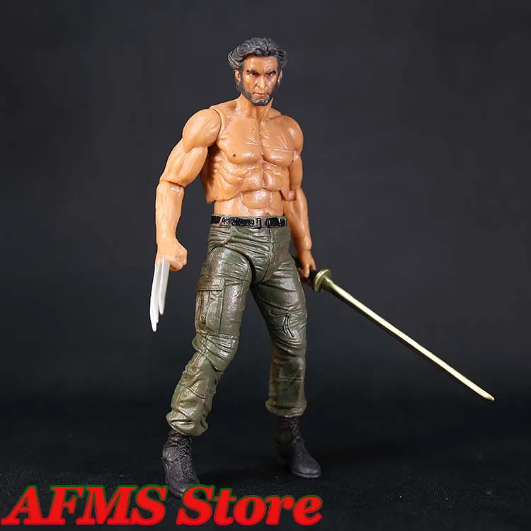 1/12 Men Soldier Wolverine James Howlett Superpower Hero City Guardian Hugh Jackman Dolls 6Inch Action Figure Model Collection