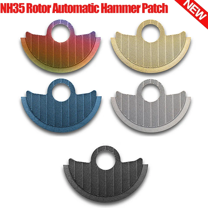 NH35 Automatic Hammer Rotor Metal Patch Fit For NH34 NH35 NH36 NH70 4R35 4R36 7S Movement Watch Retrofit Accessories