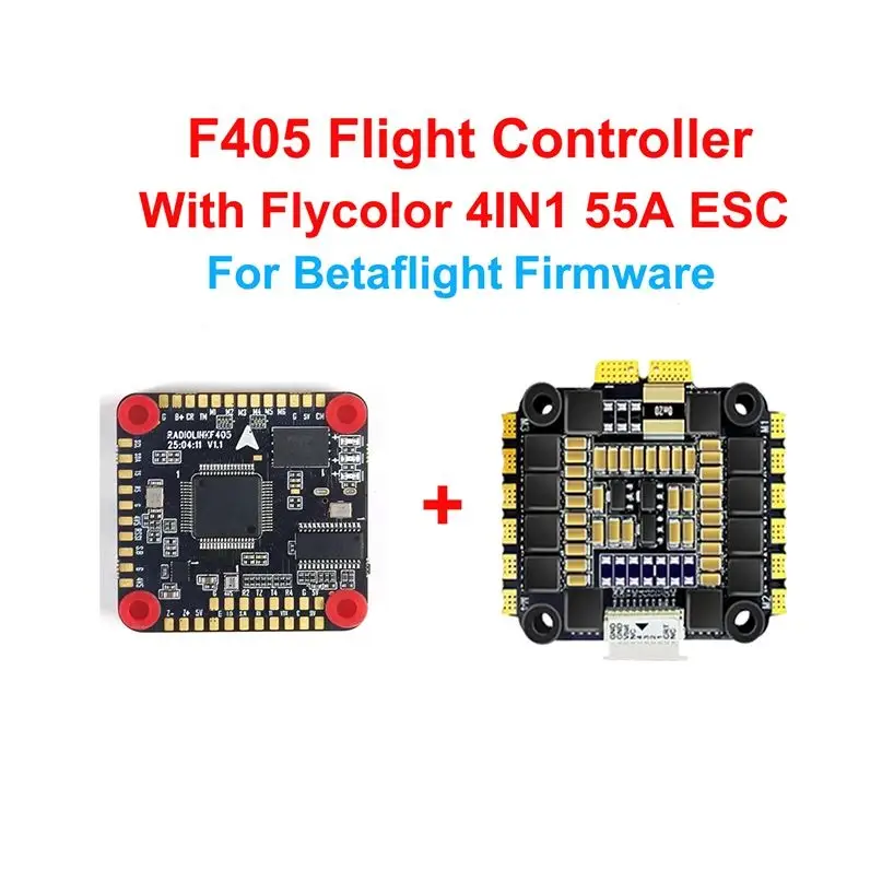 

Radiolink 3-6S F405 Flight Stack F405 Flight Control 55A ESC BMI270 Gyro 128MB Black BOX костюм для DJl O3/O4 FPV Racing Drone