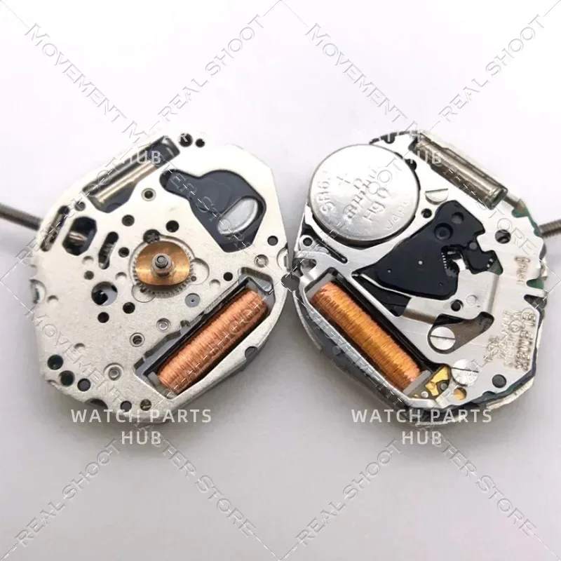 Movimiento japonés TMI 3D44, movimiento de cuarzo 3D44, accesorios de reloj de 2 manos, nuevo
