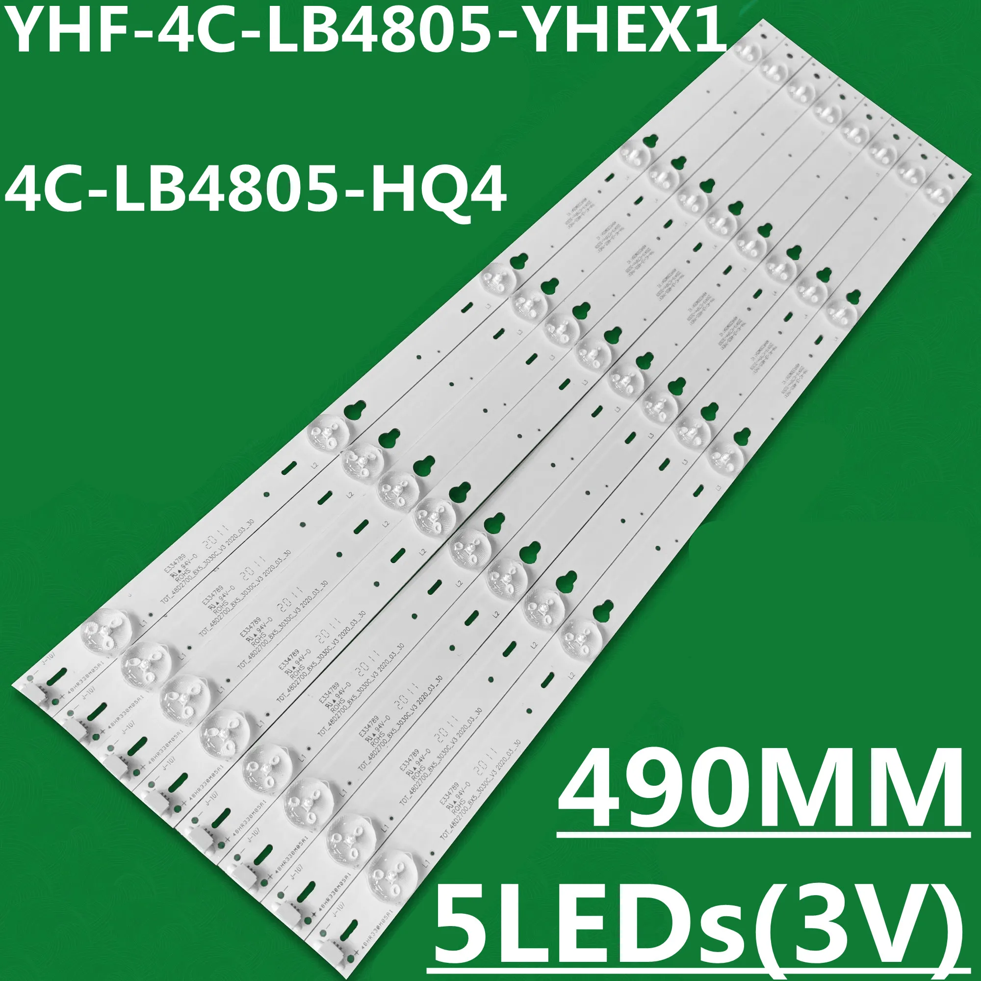 

LED Backlight Strip 48D2700 YHF-4C-LB4805-YHEX1 4C-LB4805-HQ4 For 48S100 D48E168 B48A538 B48A558 B48U828U B48U838U B48U858U