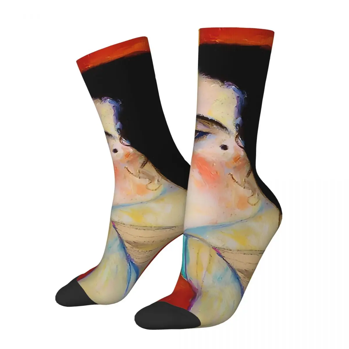 Judith II Crazy Men's Socks Gustav Klimt Patting Art Unisex Street Style Seamless Printed Funny Novelty Crew Sock Boys Gift