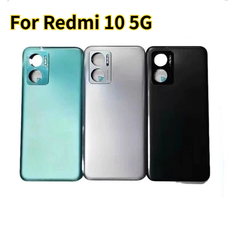 Rear Door Battery Cover Housing Case For Redmi 10 5G Back Cover Repair Parts